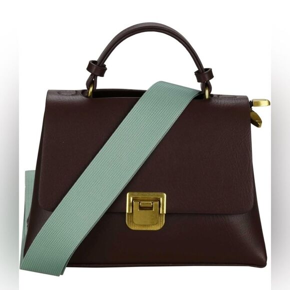 Wide Purse Strap Replacement Crossbody Shoulder Bag Adjustable Green - Picture 3 of 4